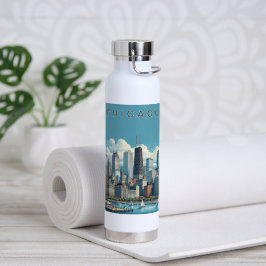 Chicago Skyline Trinkflasche