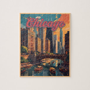 Chicago Skyline Ufer Puzzle