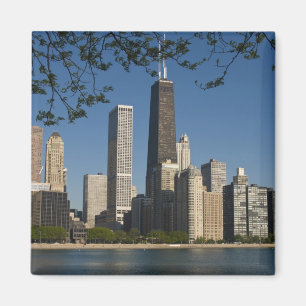 Chicago Skyline und Lake Michigan, Lake Shore Magnet
