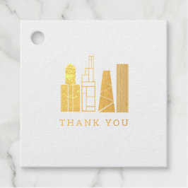 Chicago Skyline Vielen Dank Geschenkanhänger