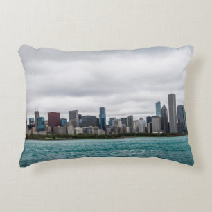 Chicago skylinechicago, Skyline, Luft, Architekt Dekokissen