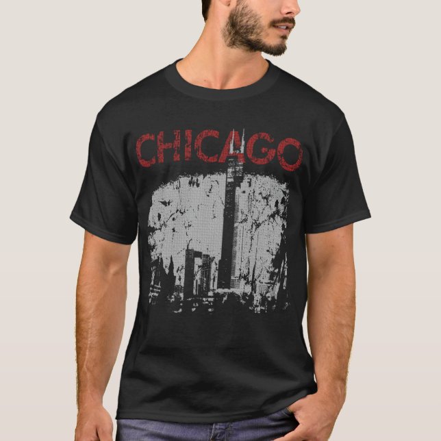 Chicago-Skylinet-shirt T-Shirt (Vorderseite)