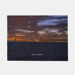 Chicago-Skylinetürmatte Fußmatte