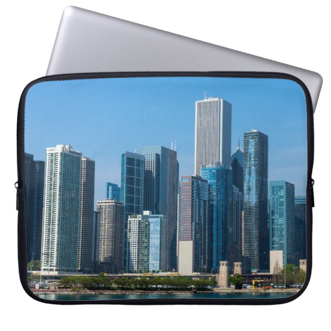 Chicago Skyscrapers Laptopschutzhülle (Vorderseite)