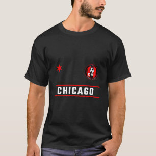 Chicago Soccer Jersey - Mini-Abzeichen - Feuerwehr T-Shirt