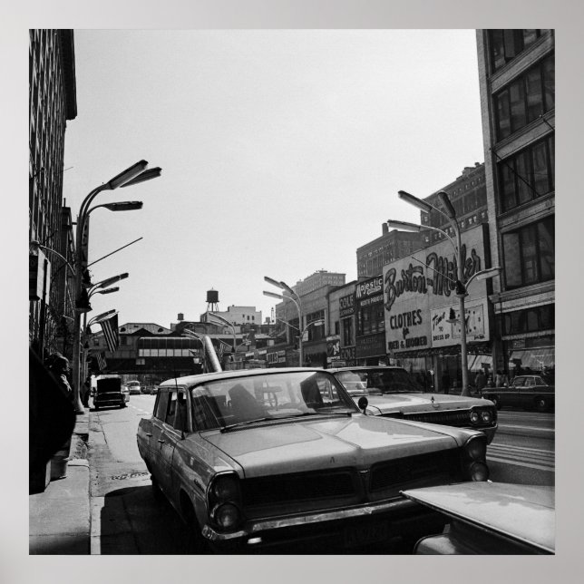 Chicago South Staat Street 1967 Vintag Fotograf Poster (Vorne)