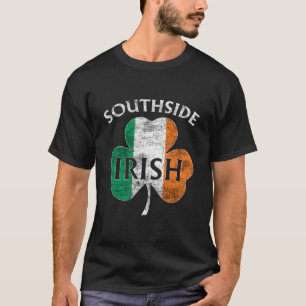 Chicago Southside Irish Flag St Patrick's Day T-Shirt