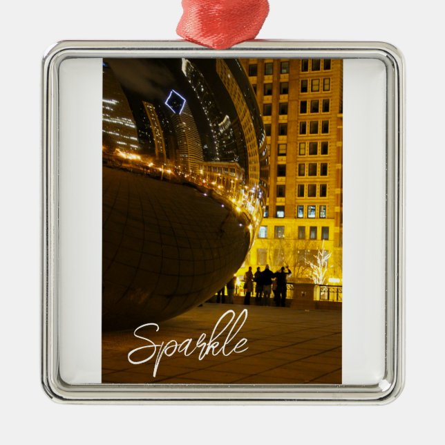 Chicago Sparkle Ornament (Vorne)