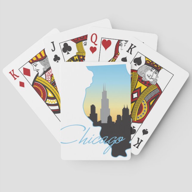 Chicago Spielkarten (Rückseite)