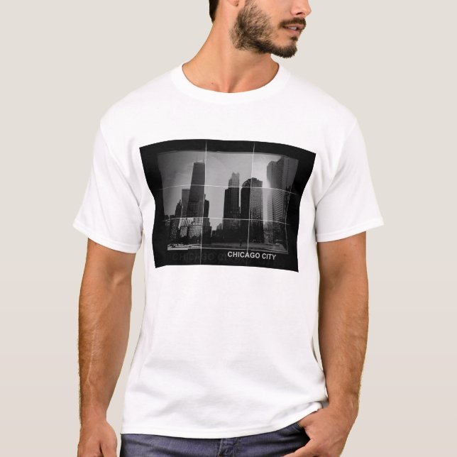 Chicago-Stadt T-Shirt (Vorderseite)