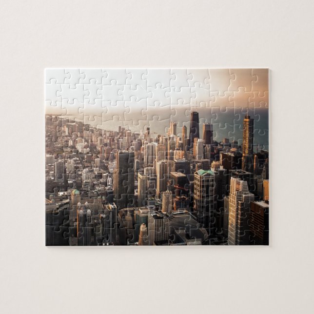 Chicago-Stadtbild Puzzle (Horizontal)