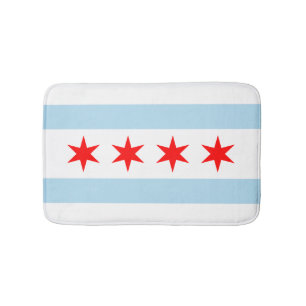 Chicago-Stadtflagge Badematte