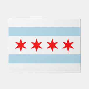 Chicago-Stadtflagge Fußmatte