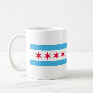 Chicago-Stadtflagge-Kaffeetasse Kaffeetasse