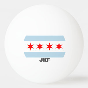 Chicago-Stadtflaggen-Klingeln pong Ball für Tischtennisball