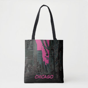Chicago State Street @ Weihnachten 1967 Leuchtende