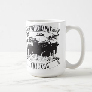 Chicago-Straßen-Fotografie-Gruppen-klassische Kaffeetasse