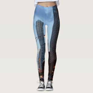 Chicago Street Scene Leggings