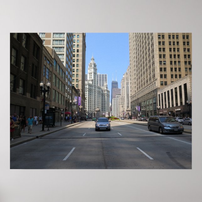 Chicago Street USA Poster (Vorne)