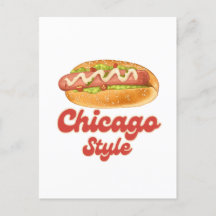 Chicago Style Hot Dog Geschenk Hotdog Design anpas