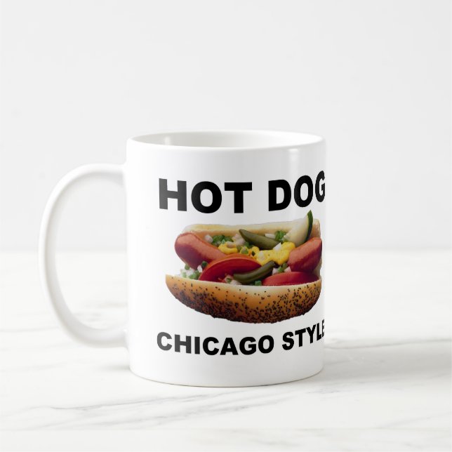 Chicago Style Hot Dog Kaffeetasse (Links)