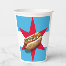 Chicago Style HotDog Paper Cup