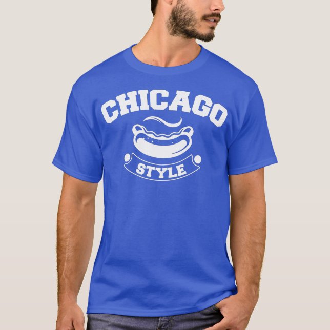 Chicago Style Phantastisch Funny Sausdog Hotdog T-Shirt (Vorderseite)