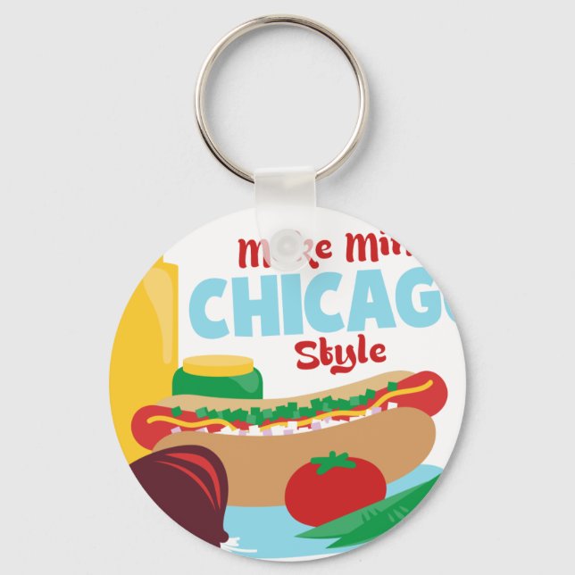 Chicago Style Schlüsselanhänger (Vorderseite)