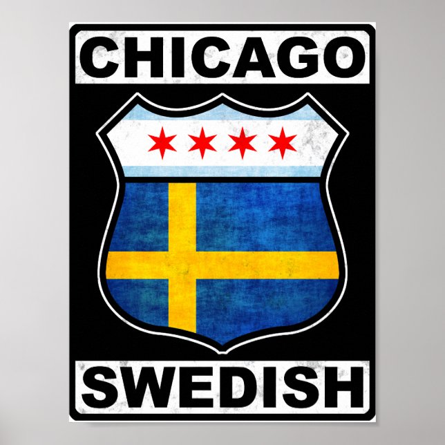 Chicago Swedish American Poster (Vorne)
