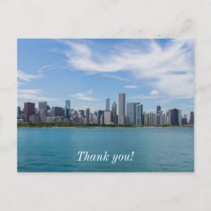 Chicago Tag Stadtansicht Danke Postkarte