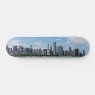 Chicago-TagesStadtbild Skateboard