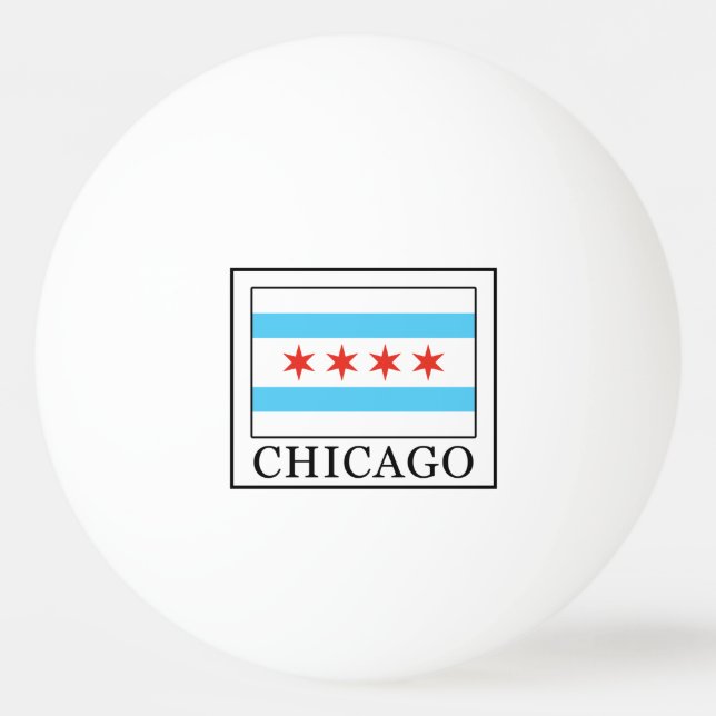 Chicago Tischtennisball (Vorderseite)