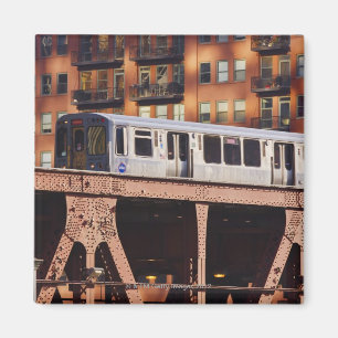 Chicago Train at Riverbend Magnet