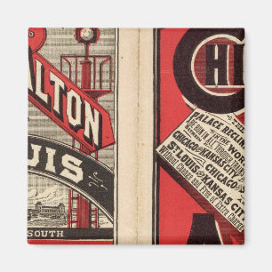 Chicago und Alton Railway Magnet