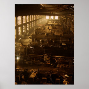 Chicago und Northwestern RR Shop Poster