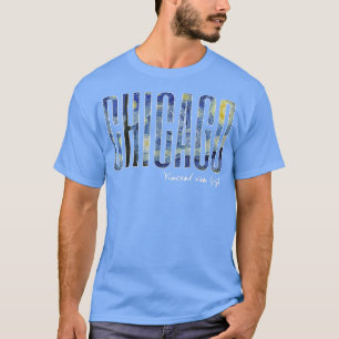 Chicago Van Gogh Starry Night Art Vincent Van Gogh T-Shirt