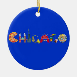 Chicago-Verzierung Keramikornament
