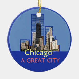 CHICAGO-Verzierung Keramikornament
