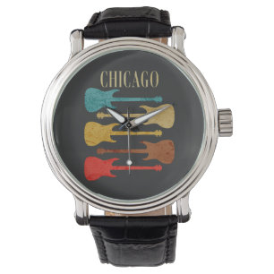 Chicago Vintag Guitars Festival Moon and Stars Armbanduhr