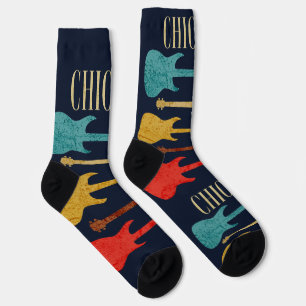 Chicago Vintag Guitars Festival Moon and Stars Socken