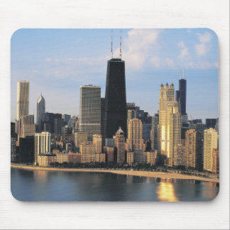 Chicago vom See-Ufer-Antrieb Mousepad