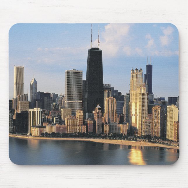 Chicago vom See-Ufer-Antrieb Mousepad (Vorne)