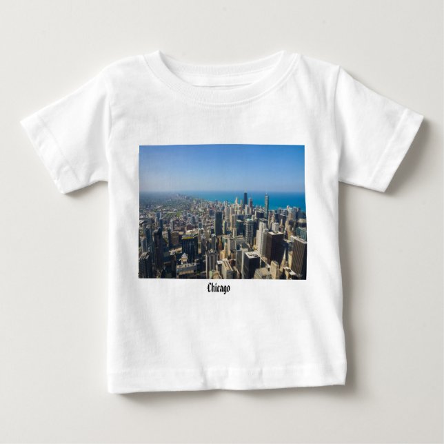 Chicago von oben baby t-shirt (Vorderseite)