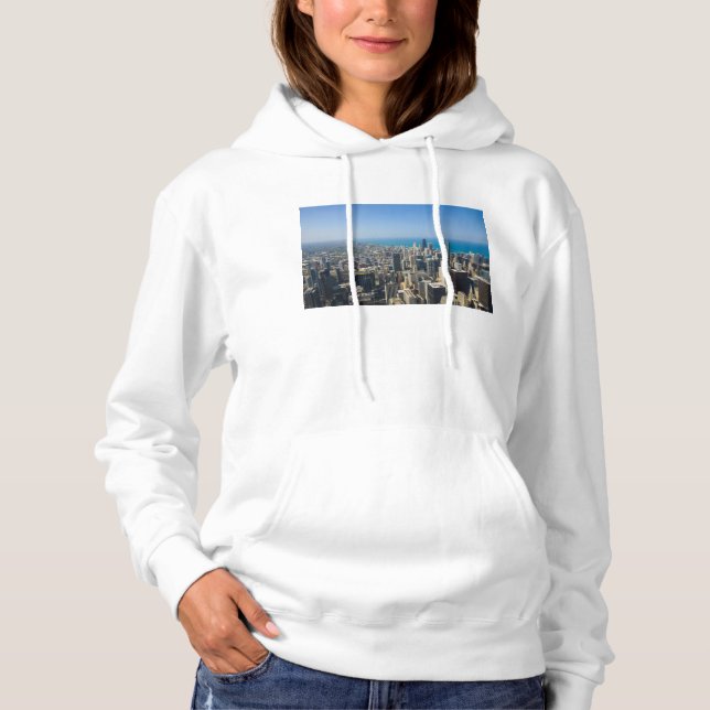 Chicago von oben hoodie (Vorderseite)