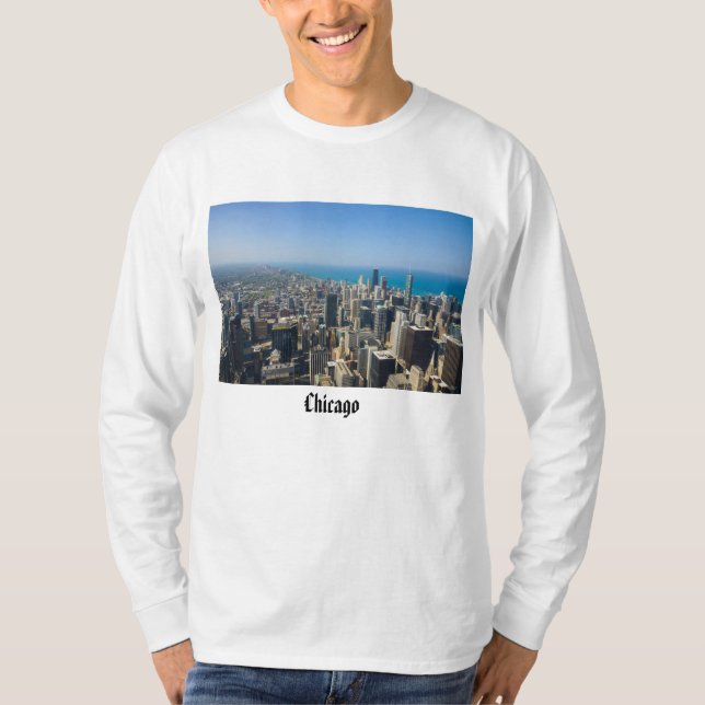 Chicago von oben T-Shirt (Vorderseite)