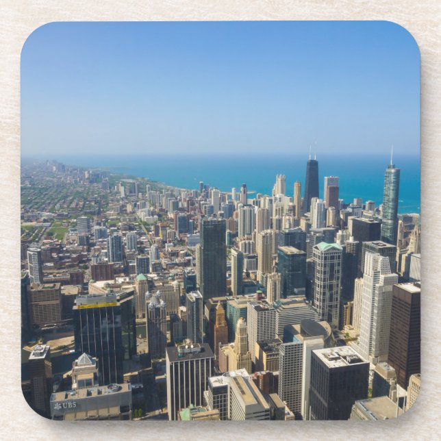 Chicago von oben untersetzer (Vorderseite)