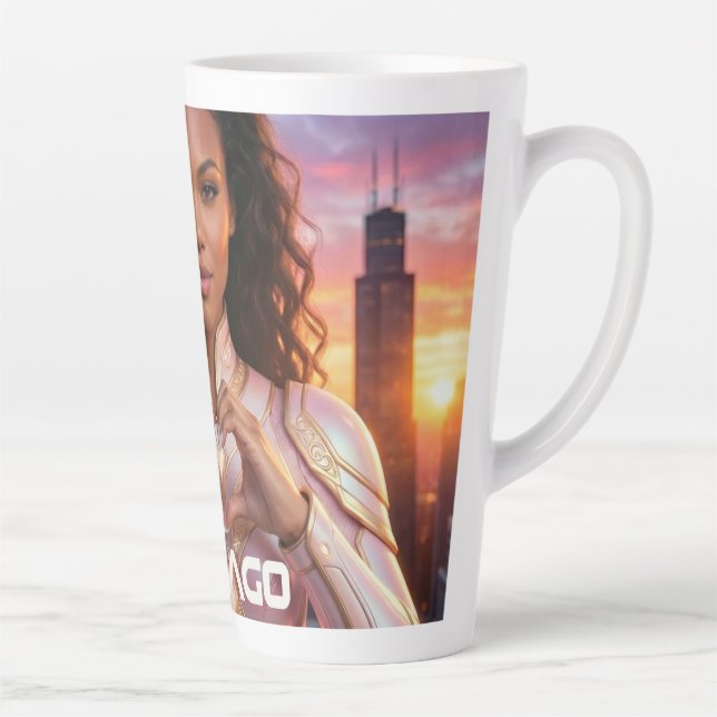 CHICAGO - WEIBLICHE HELDIN MILCHTASSE (Rechts)