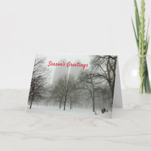 Chicago Weihnachts-Weihnachtsfeiertag Karte