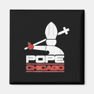 Chicago White Cassox Pope Leo T - Shirt.png Magnet