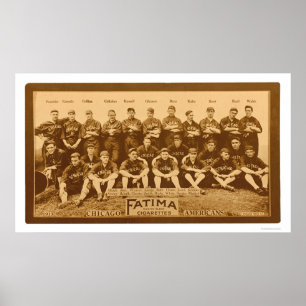 Chicago White Sox Team 1913 Poster